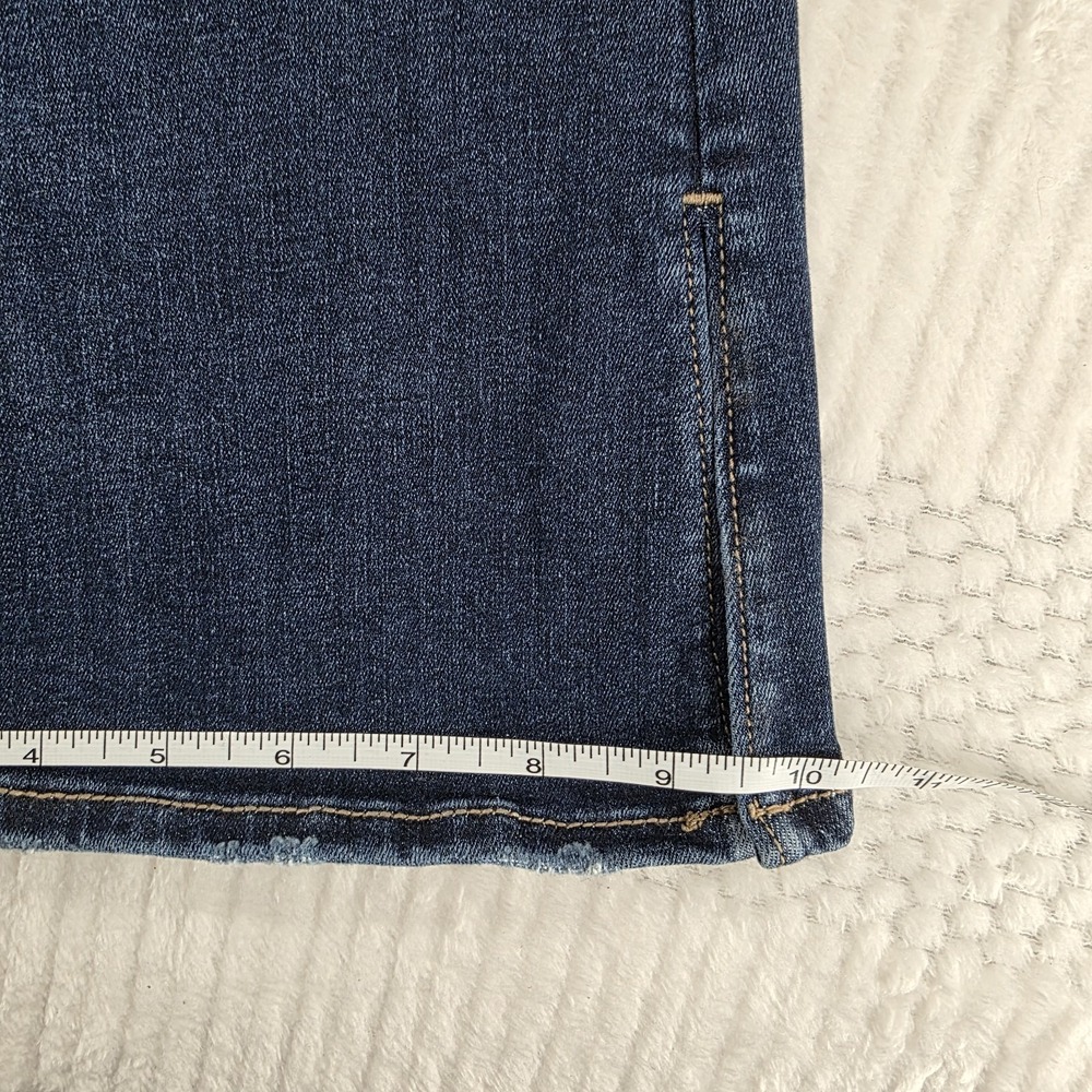 AE AMERICAN EAGLE 4 R SUPER HIGH RISE FLARE NEXT LEVEL STRETCH WOMENS JEANS - Picture 2 of 13